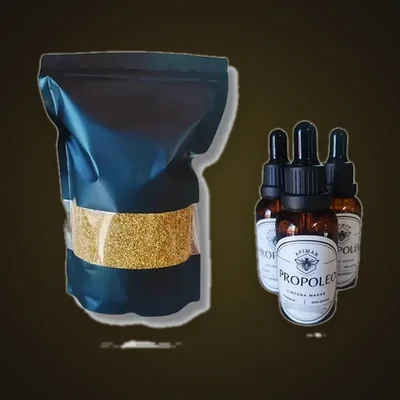 Pack de polen 1 kg más 3 propóleo de ApiMan