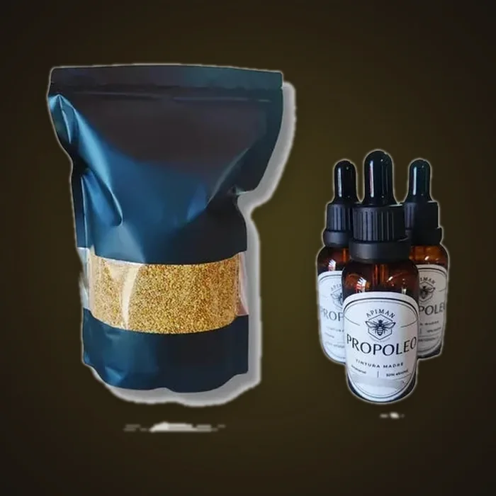Pack de polen 1 kg más 3 propóleo de ApiMan