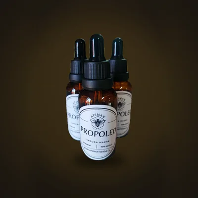 Pack de tres botellas de propóleo en gotas ApiMan de 30 ml